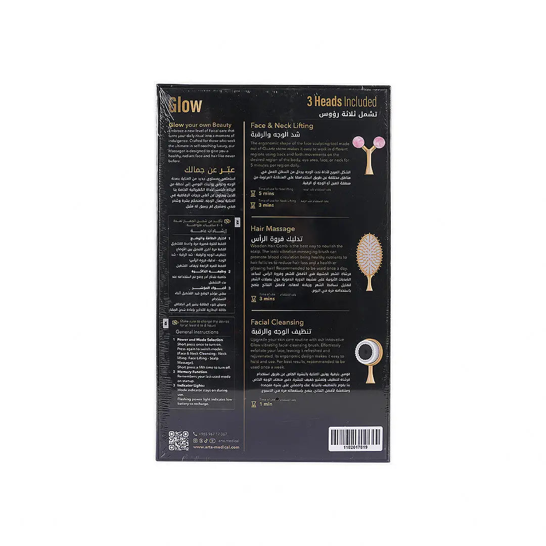 Arta Glow Hair Face & Neck Skin Glow