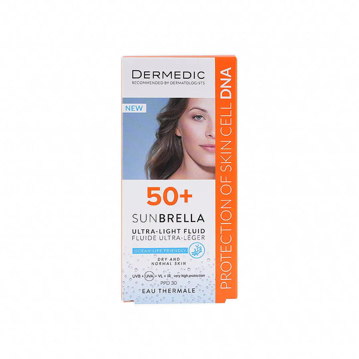 55653-Dermedic Sunbrella Spf50+Ultra Light Fluid 40ml-Dry &amp; Normal +1