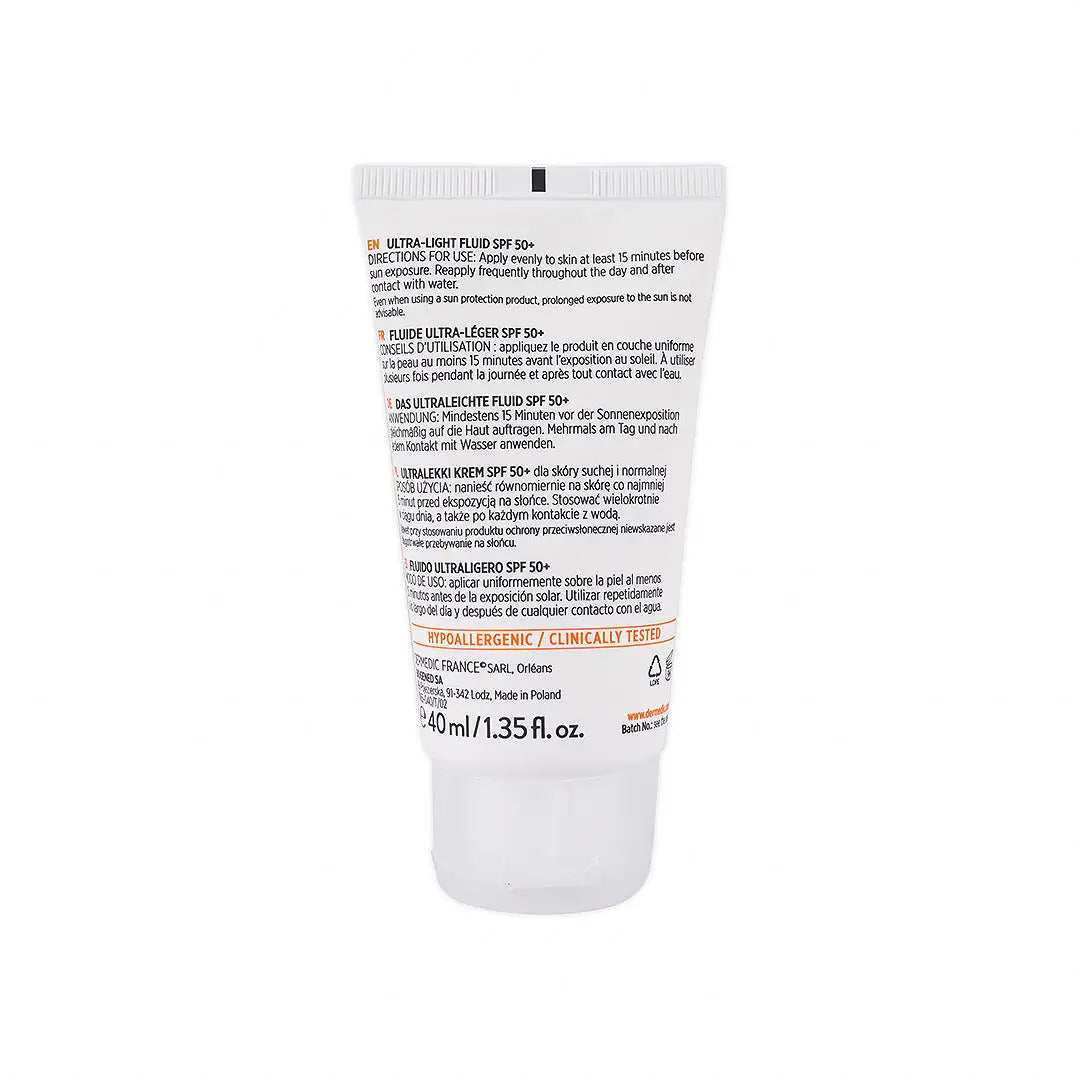 55653-Dermedic Sunbrella Spf50+Ultra Light Fluid 40ml-Dry &amp; Normal +3
