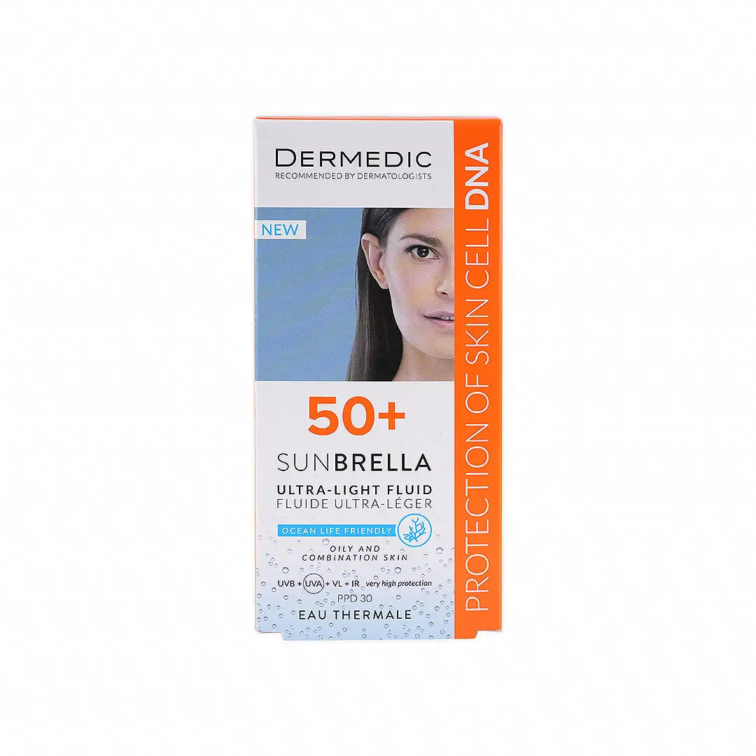 55654-Dermedic Sunbrella Spf50+ Ultra Light Fluid 40ml-Oily +1