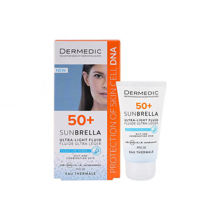 55654-Dermedic Sunbrella Spf50+ Ultra Light Fluid 40ml-Oily
