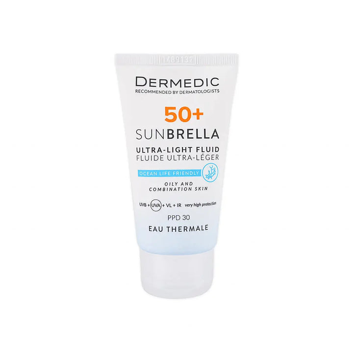 55654-Dermedic Sunbrella Spf50+ Ultra Light Fluid 40ml-Oily +2