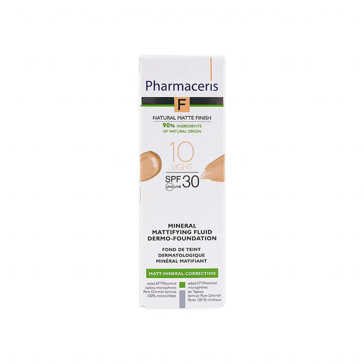55667-Pharmaceris Spf30 Mineral Mattifying Fluid 30ml-10 Light +3