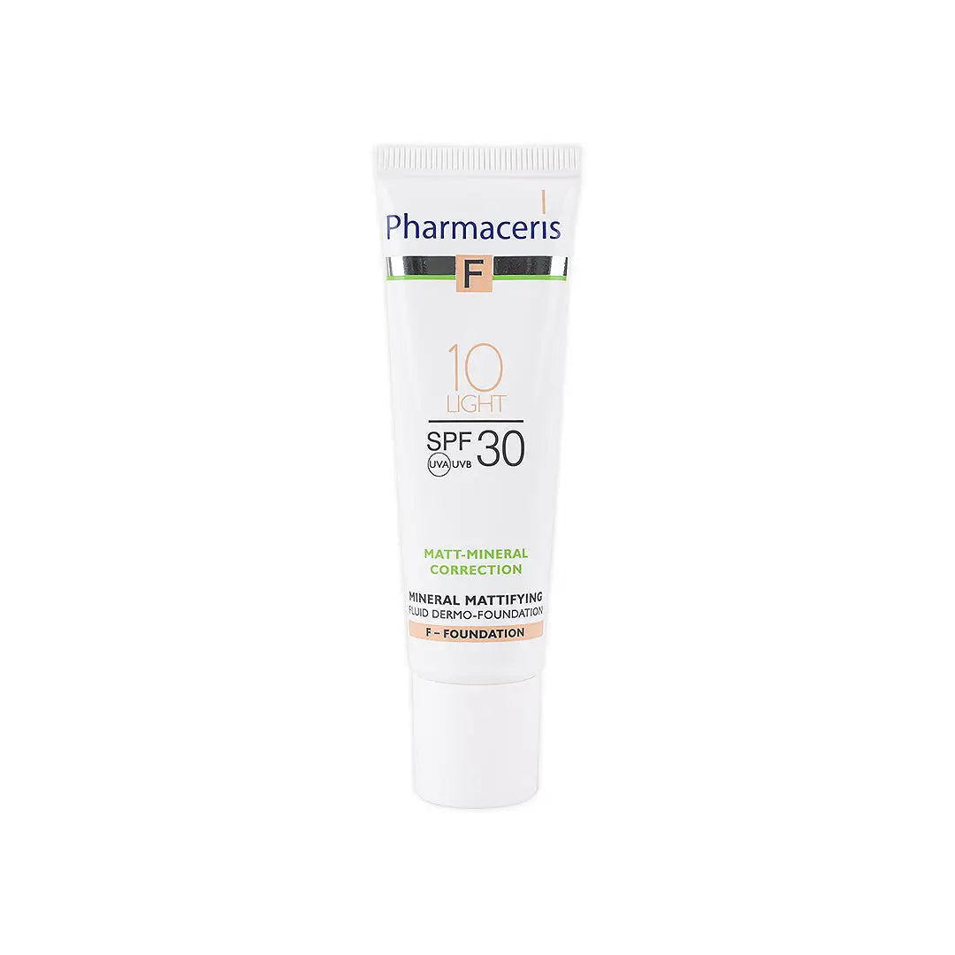 55667-Pharmaceris Spf30 Mineral Mattifying Fluid 30ml-10 Light
