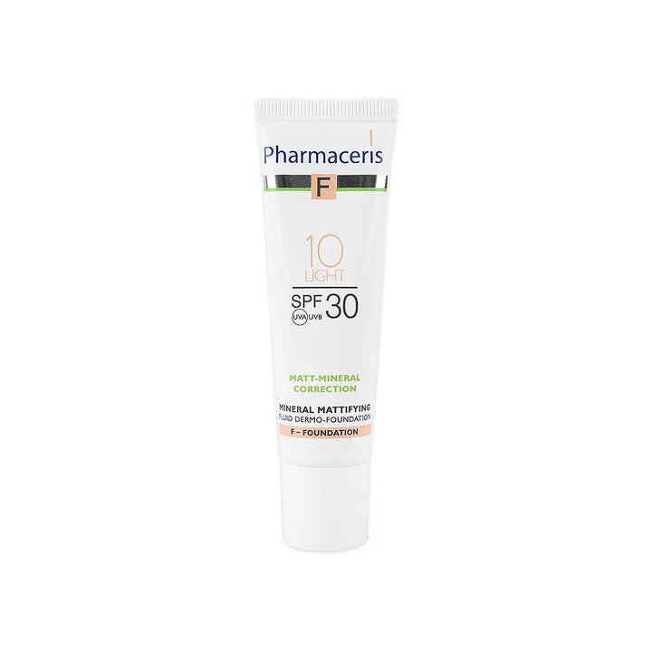 55667-Pharmaceris Spf30 Mineral Mattifying Fluid 30ml-10 Light