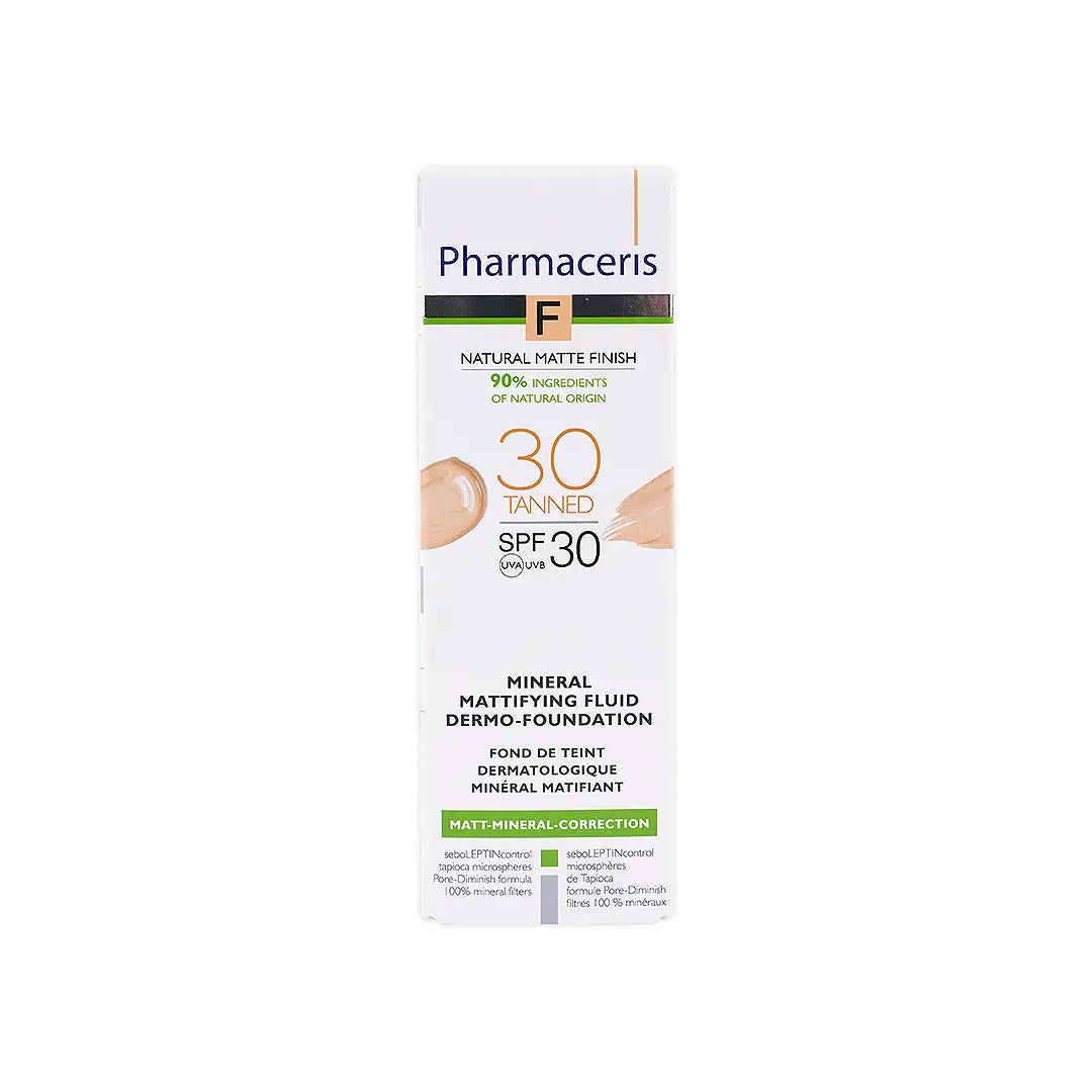 55668-Pharmaceris Spf30 Mineral Mattifying Fluid 30ml-30 Tanned +3