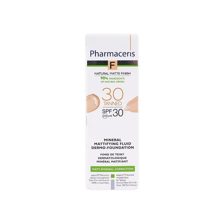 55668-Pharmaceris Spf30 Mineral Mattifying Fluid 30ml-30 Tanned +3