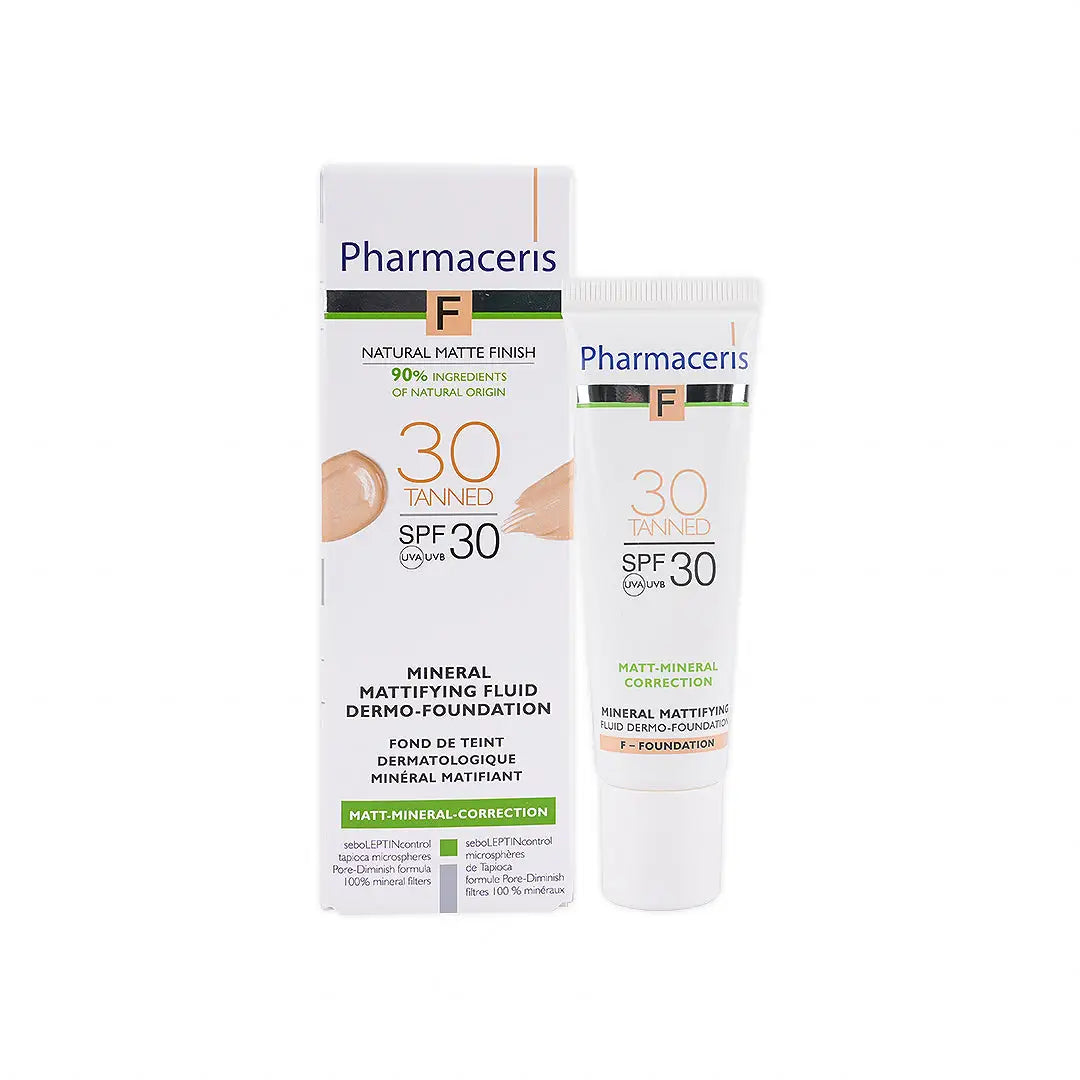 55668-Pharmaceris Spf30 Mineral Mattifying Fluid 30ml-30 Tanned +2