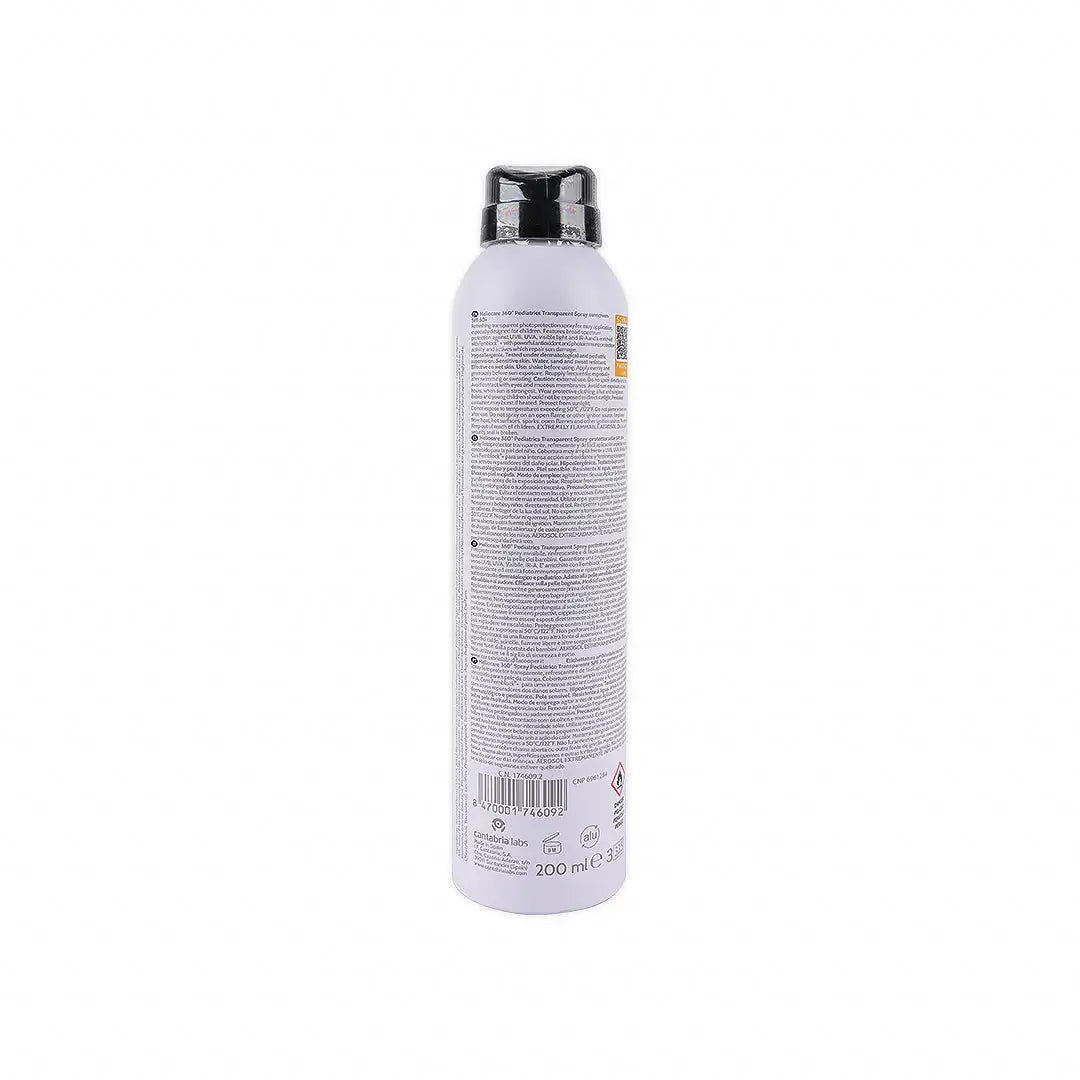 Heliocare 360 Pediatrics Spf50 Transparent Spray 200ml