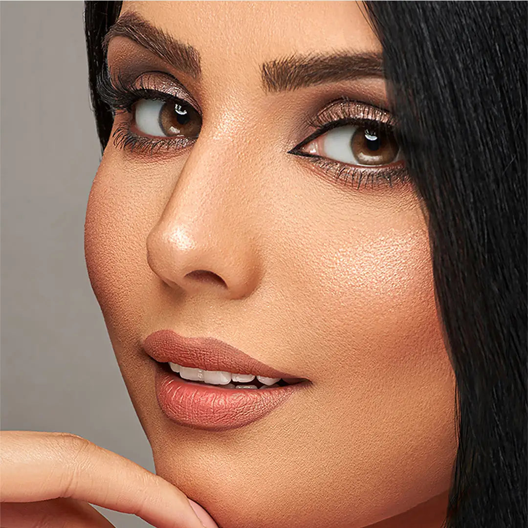 55682-Dahab Monthely Lenses Natural Hazel +1