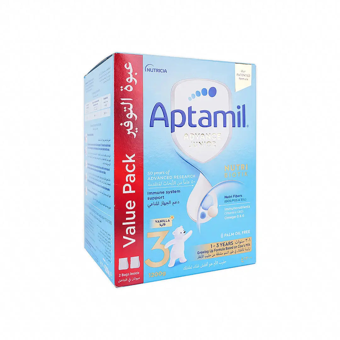 Aptamil Advance Junior Nutri Biotik No.3 Milk 1200gm-Vanilla