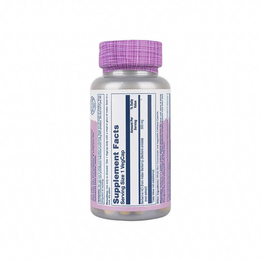 55695-Solaray Berberine 500mg 60 Vegcaps +2