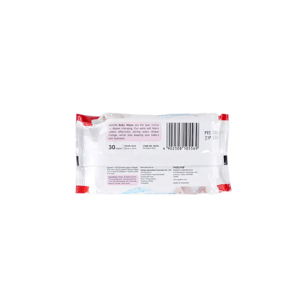 55698-Pigeon Baby Extra Soft 30 Wipes-26176 +2