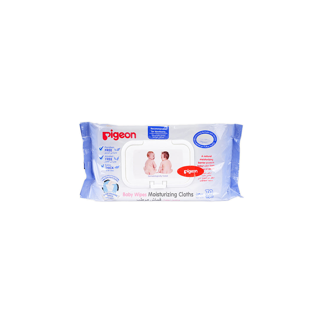 Pigeon Baby Moisturizing Cloths 70 Wipes-26539

