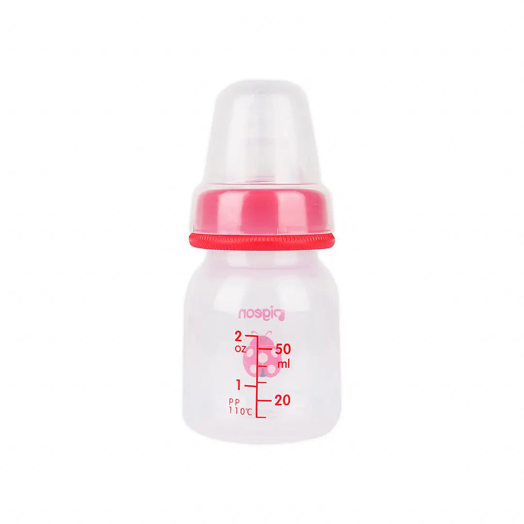 55700-Pigeon Peristaltic Nipple Decorated Bottle 0-3m 50ml-PA00418 +2