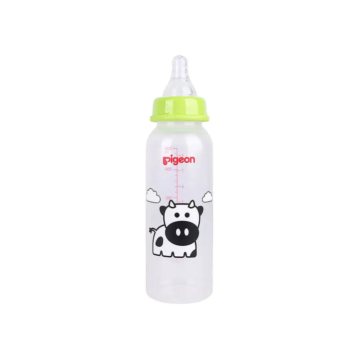 55701-Pigeon Peristaltic Nipple Decorated Bottle 4,5m 240ml-414