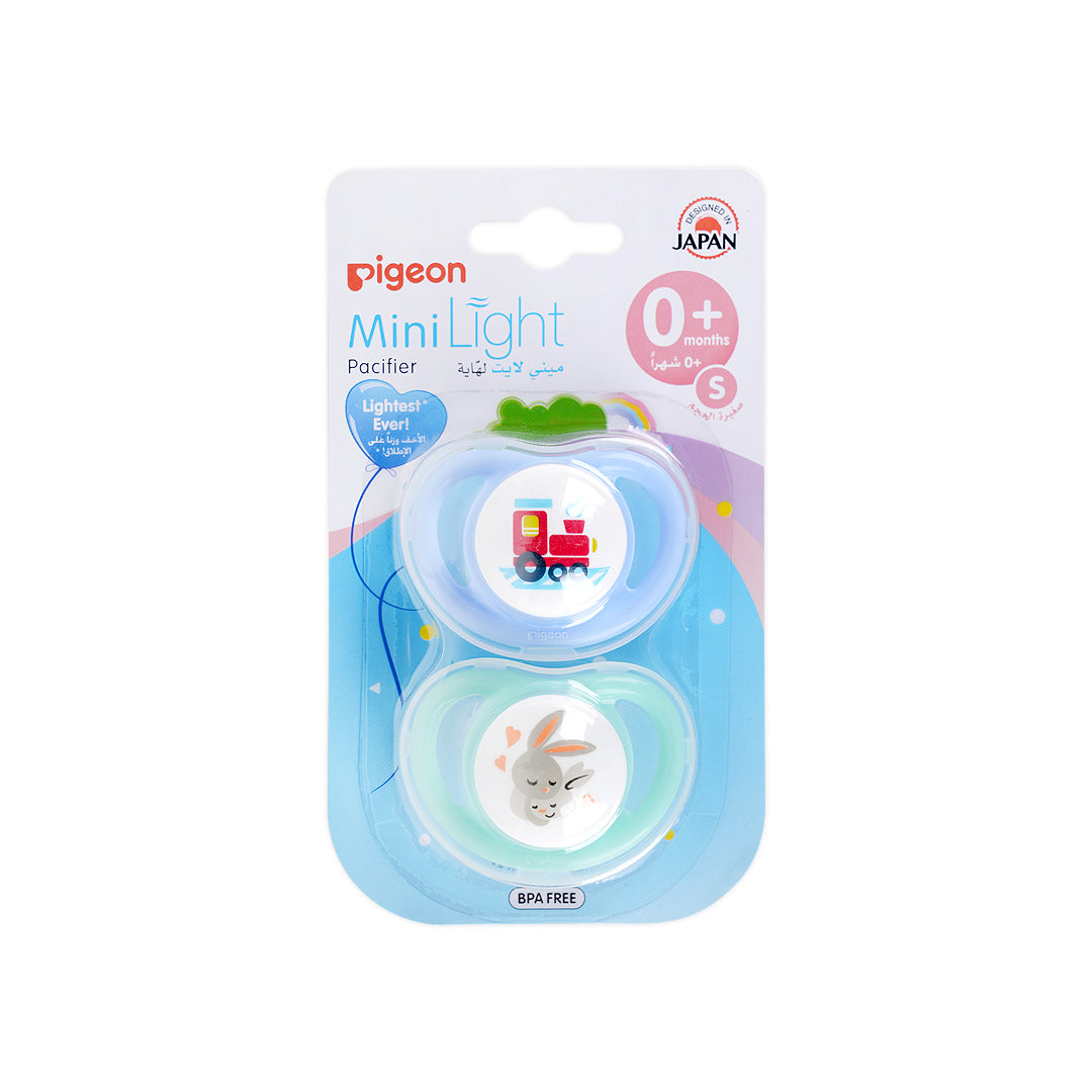 Pigeon Mini Light Pacifier +0m 2Pcs S-78259