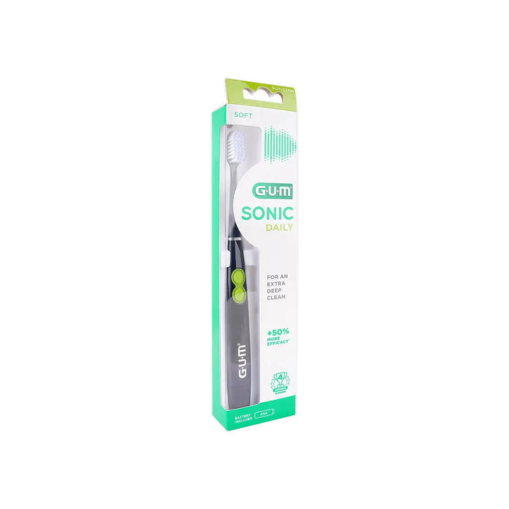 55709-GUM Sonic Daily Toothbrush Black-4100 +9