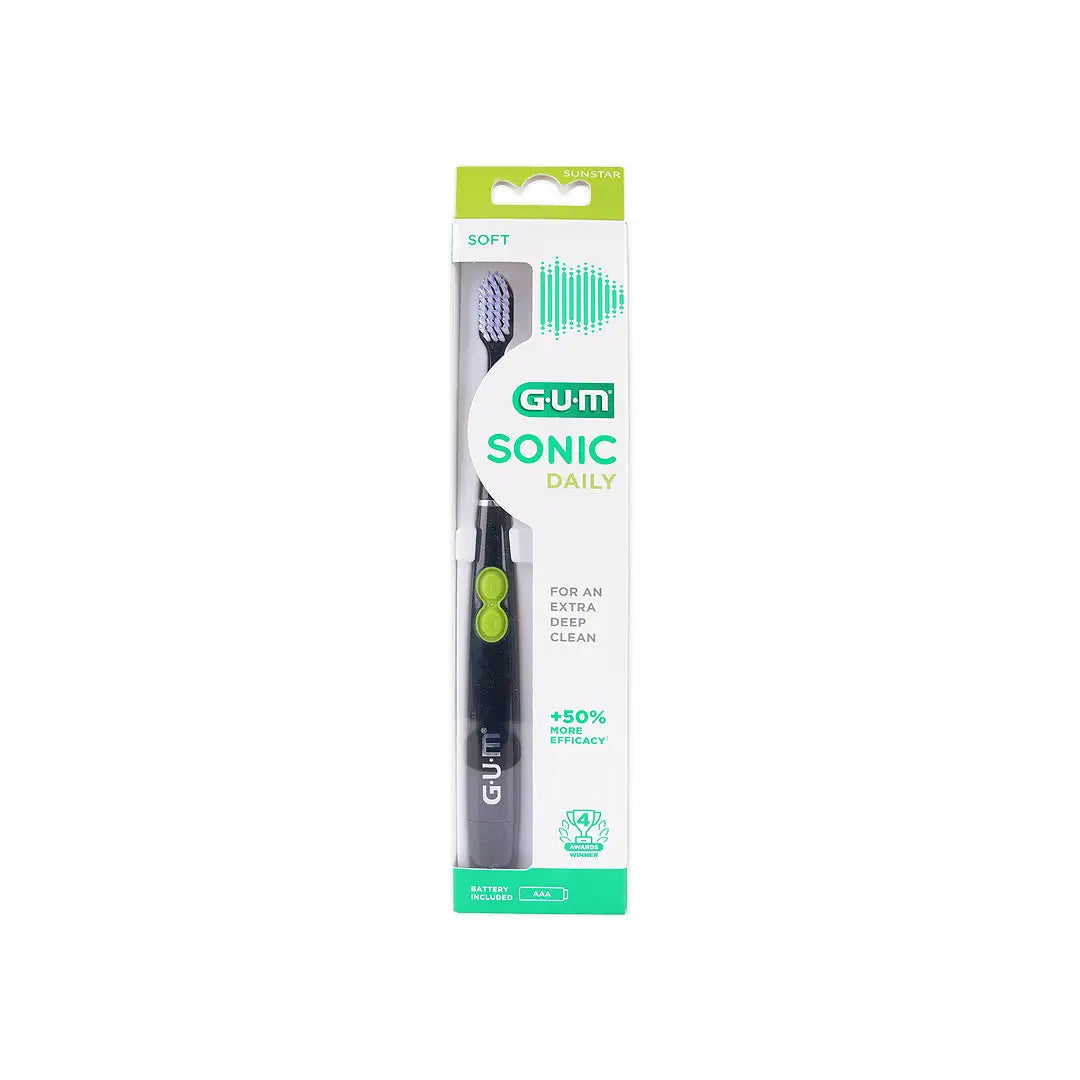 GUM Sonic Daily Toothbrush Black-4100