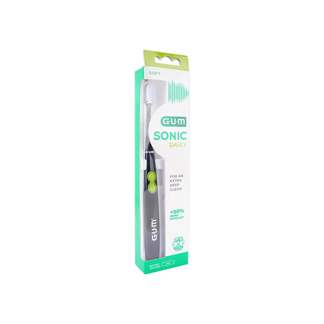 55709-GUM Sonic Daily Toothbrush Black-4100 +4