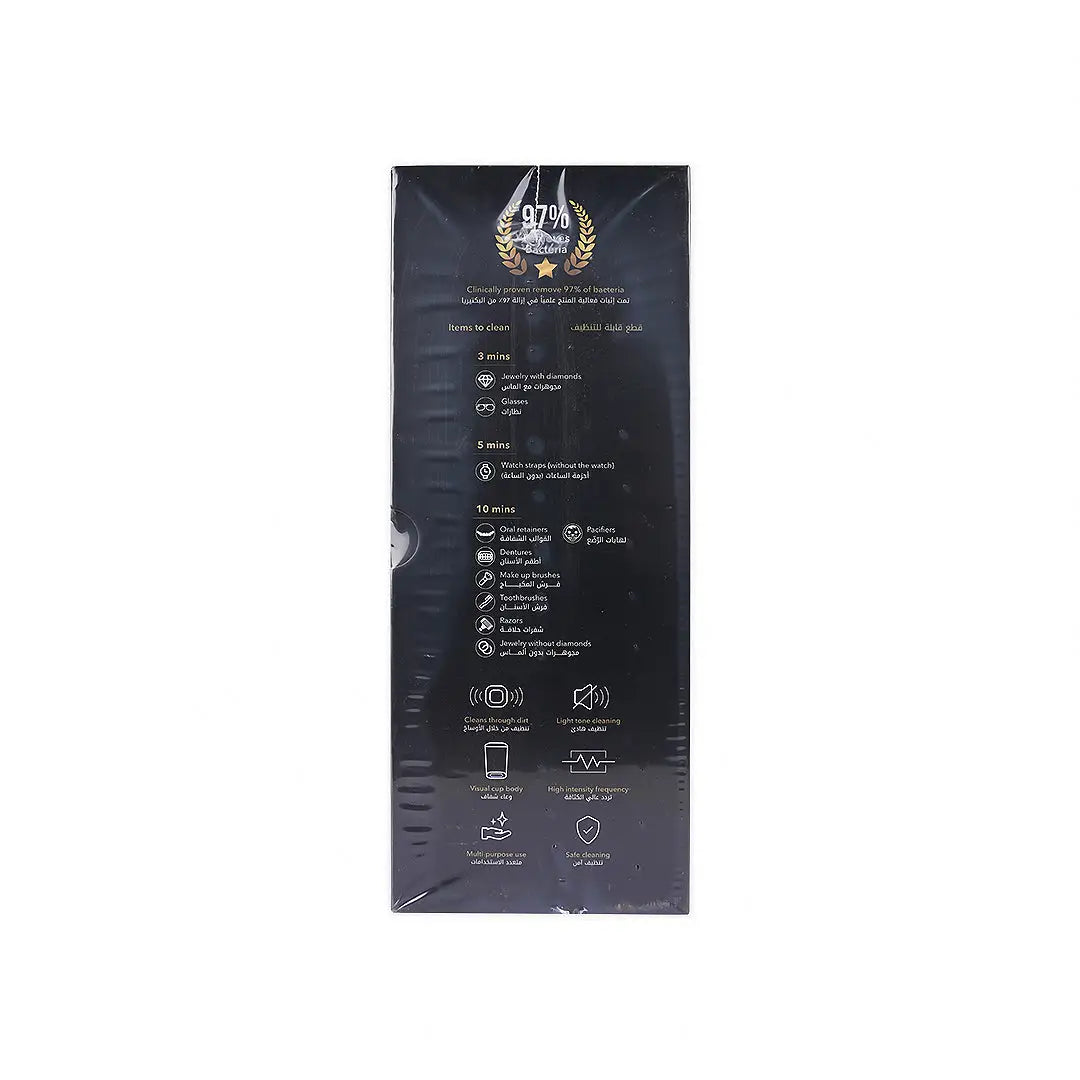 Arta Ultrasonic Cleaner Type C Black