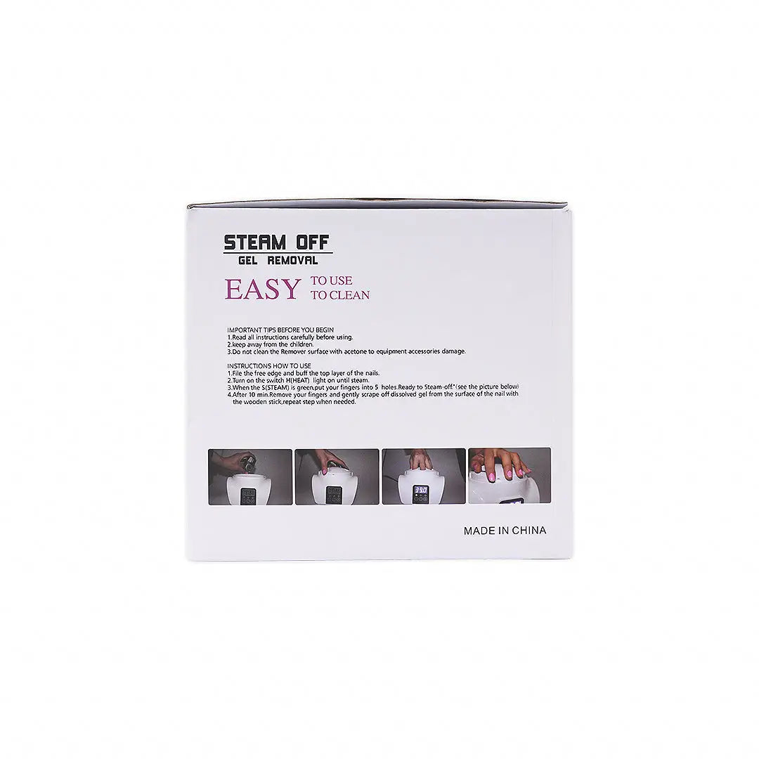 55712-Nailease Steam Off Gel Removal Machine-White +4