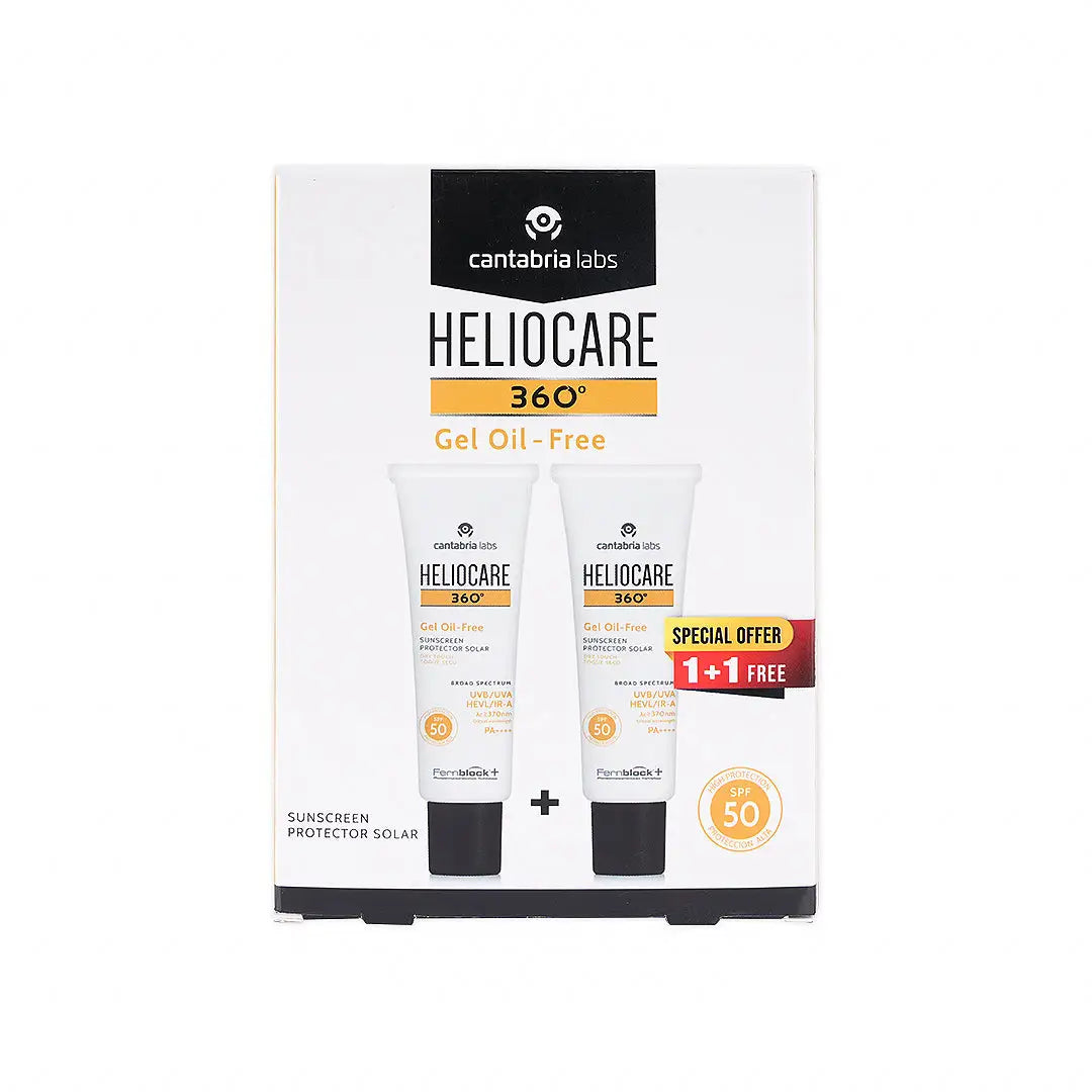 Heliocare 360 Gel Oil-Free Spf50 Dry Touch 50ml 1+1