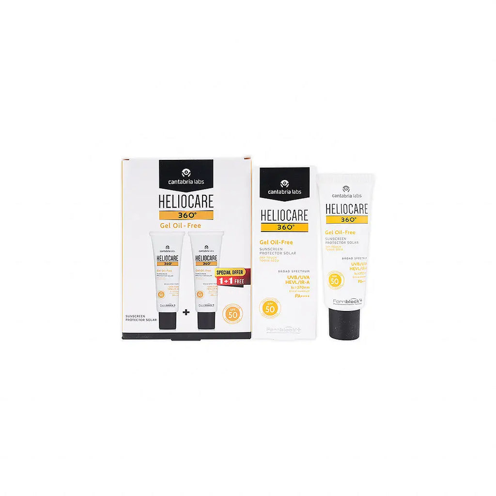 Heliocare 360 Gel Oil-Free Spf50 Dry Touch 50ml 1+1