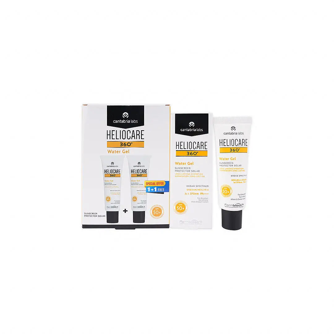 Heliocare 360 Sunscreen Spf50 Water Gel 50ml 1+1
