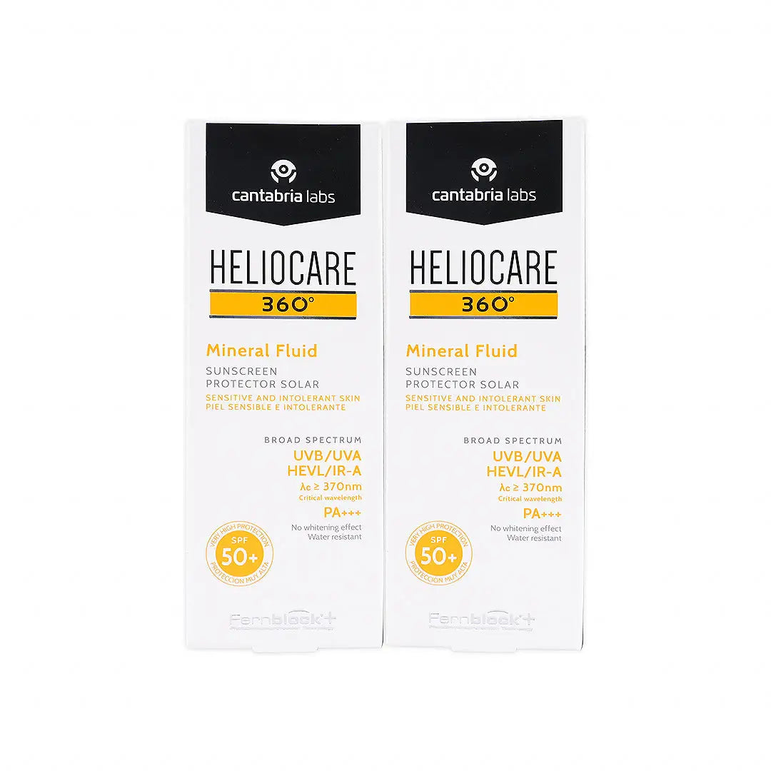 Heliocare 360 Mineral Spf50 Fluid 50ml 1+1