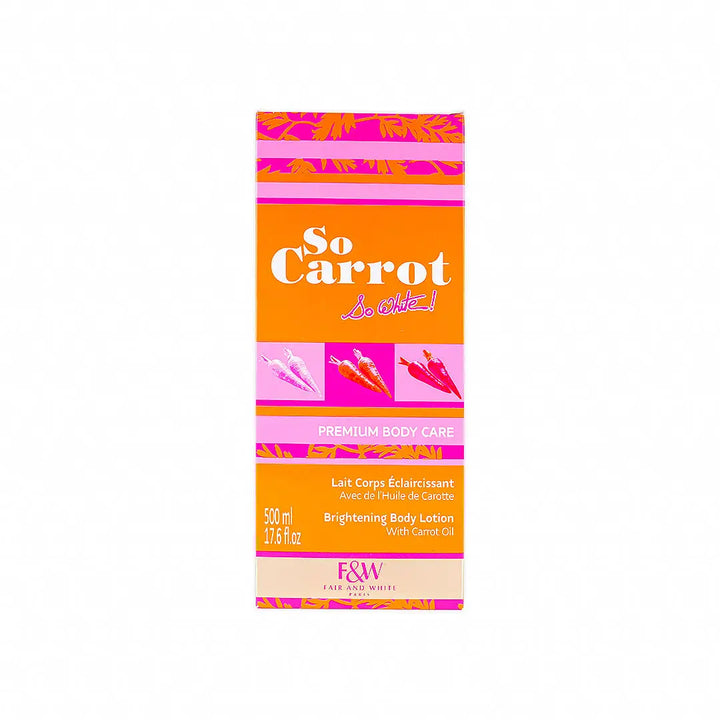 55727-Fair And White So Carrot Brightening Body Lotion 500ml +9