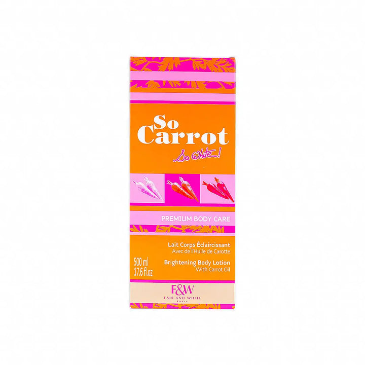 55727-Fair And White So Carrot Brightening Body Lotion 500ml +2