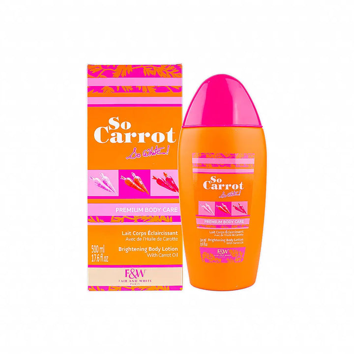 55727-Fair And White So Carrot Brightening Body Lotion 500ml +8