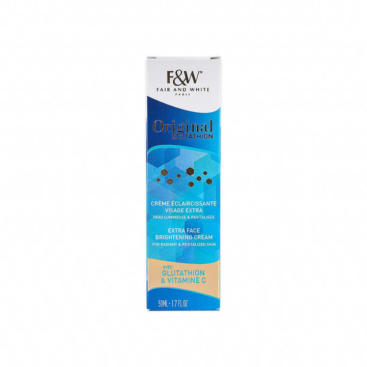 55729-Fair And White Glutathion Extra Face Brightening Cream 50ml +2