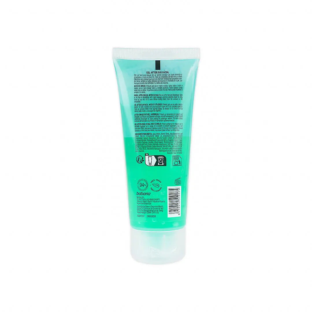 55730-Babaria Gel After Sun Facial 75ml - Aloe +1