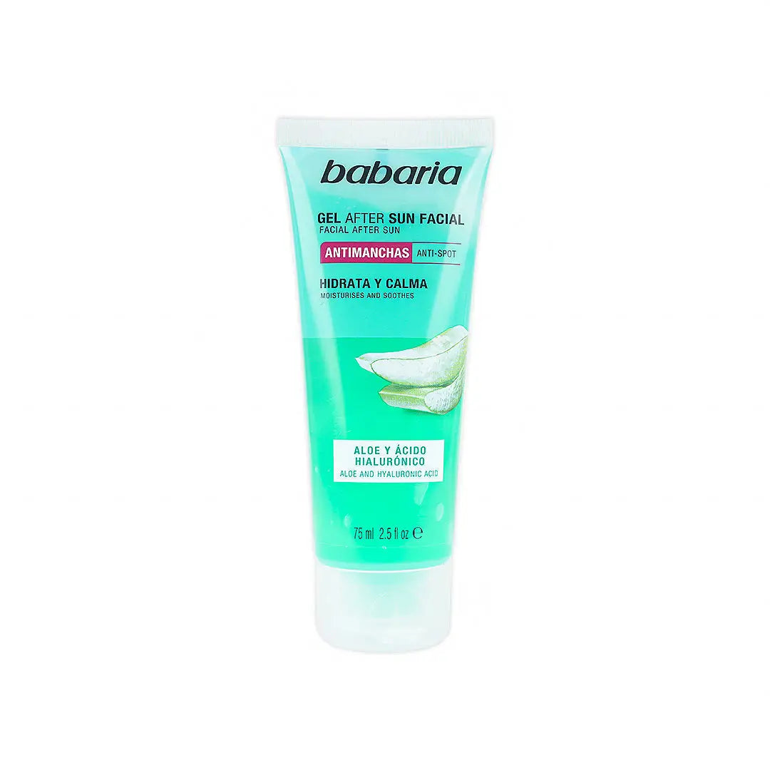55730-Babaria Gel After Sun Facial 75ml - Aloe