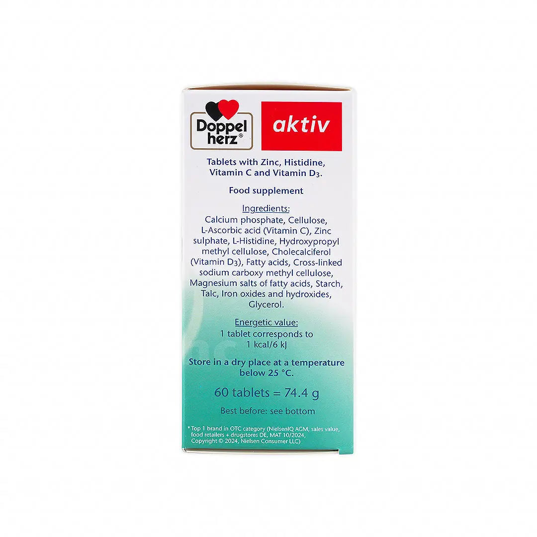 55733-Doppelherz Aktiv Zincodin Plus 60 Tablets +1
