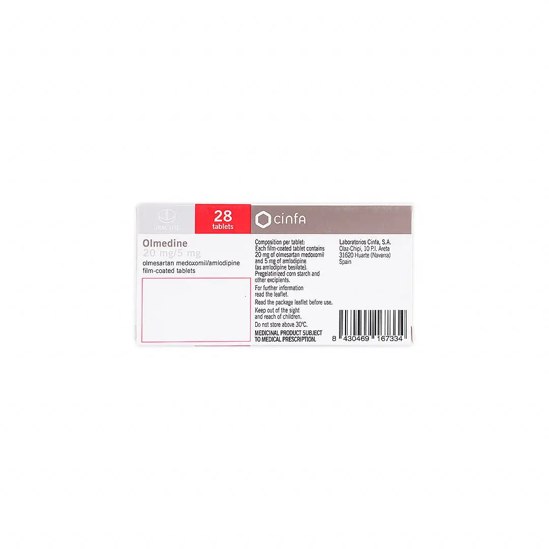 Olmedine 20mg/5mg 28 Tablets
