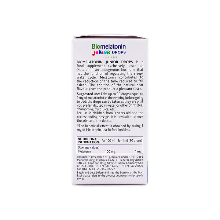 55744-Biomelatonin Junior Drops 30ml +6