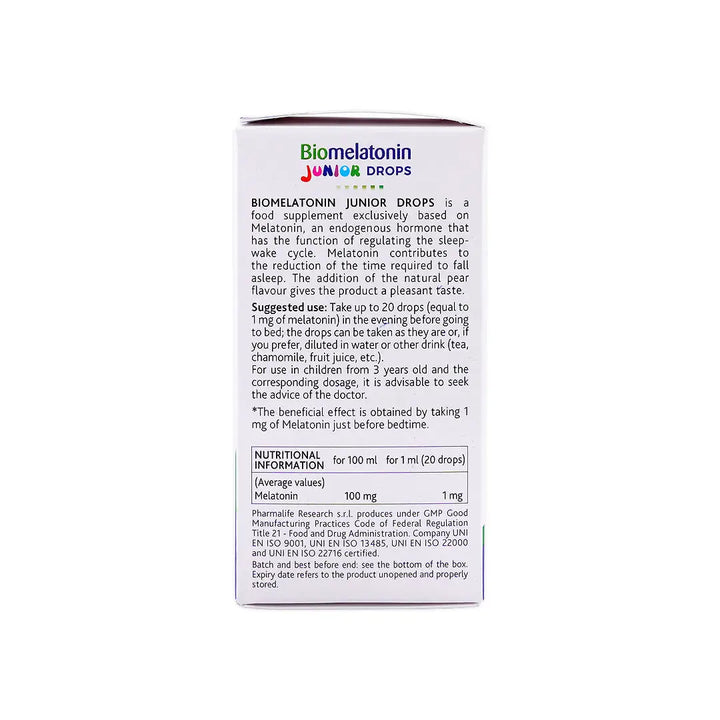 55744-Biomelatonin Junior Drops 30ml +14