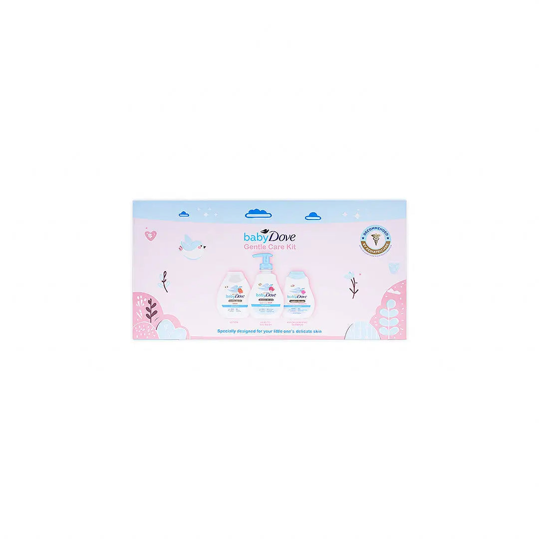 55749-Dove Baby Gentle Care Kit ( Shampoo + Wash + Lotion ) +10