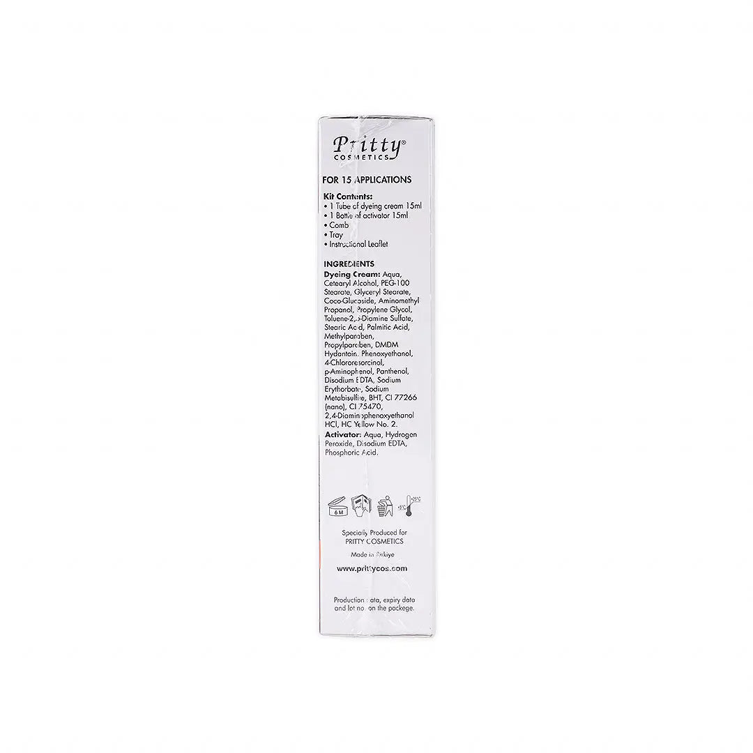Pritty Eyelash & Eyebrow  Dye-Dark Brown 1+1 Offer