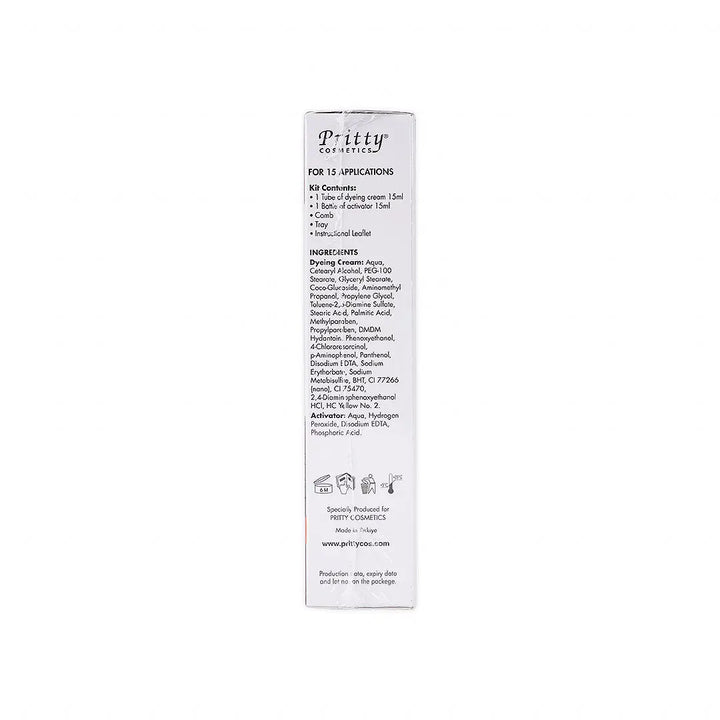 55753-Pritty Eyelash &amp; Eyebrow Dye 1+1 Offer-Dark Brown +2