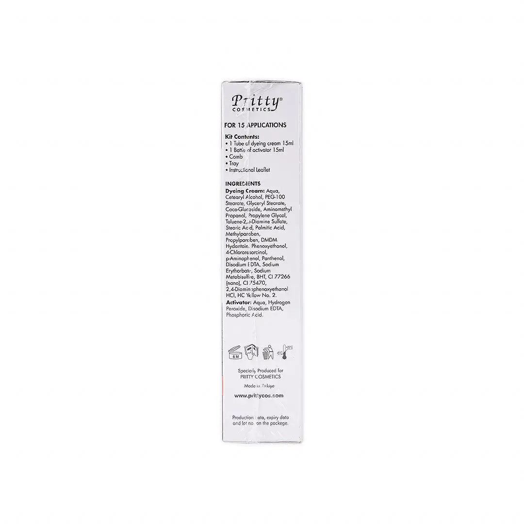 55753-Pritty Eyelash &amp; Eyebrow Dye 1+1 Offer-Dark Brown +7
