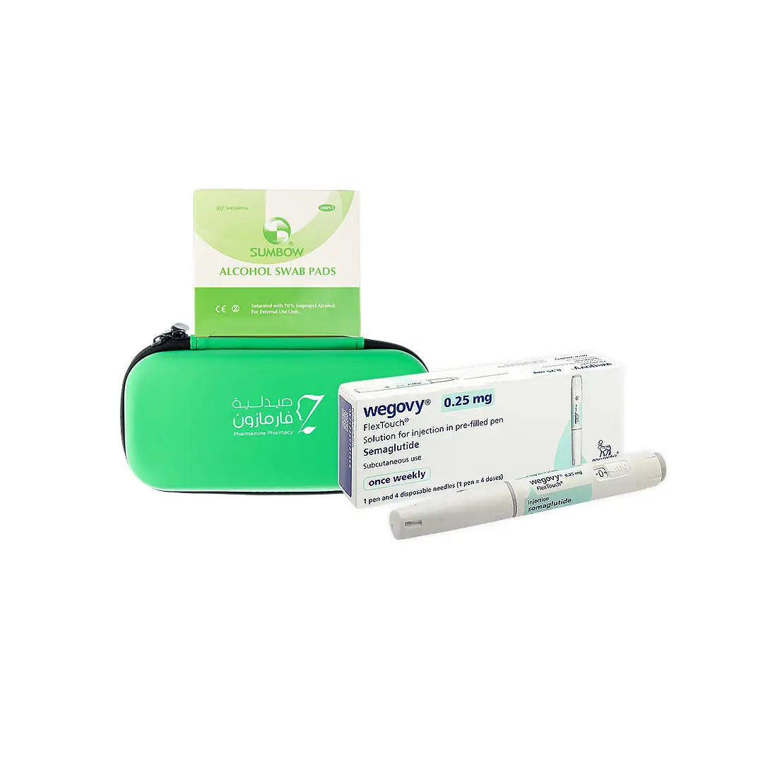 Wegovy 0.25mg flextouch 1 pen+ Swab + Bag Small