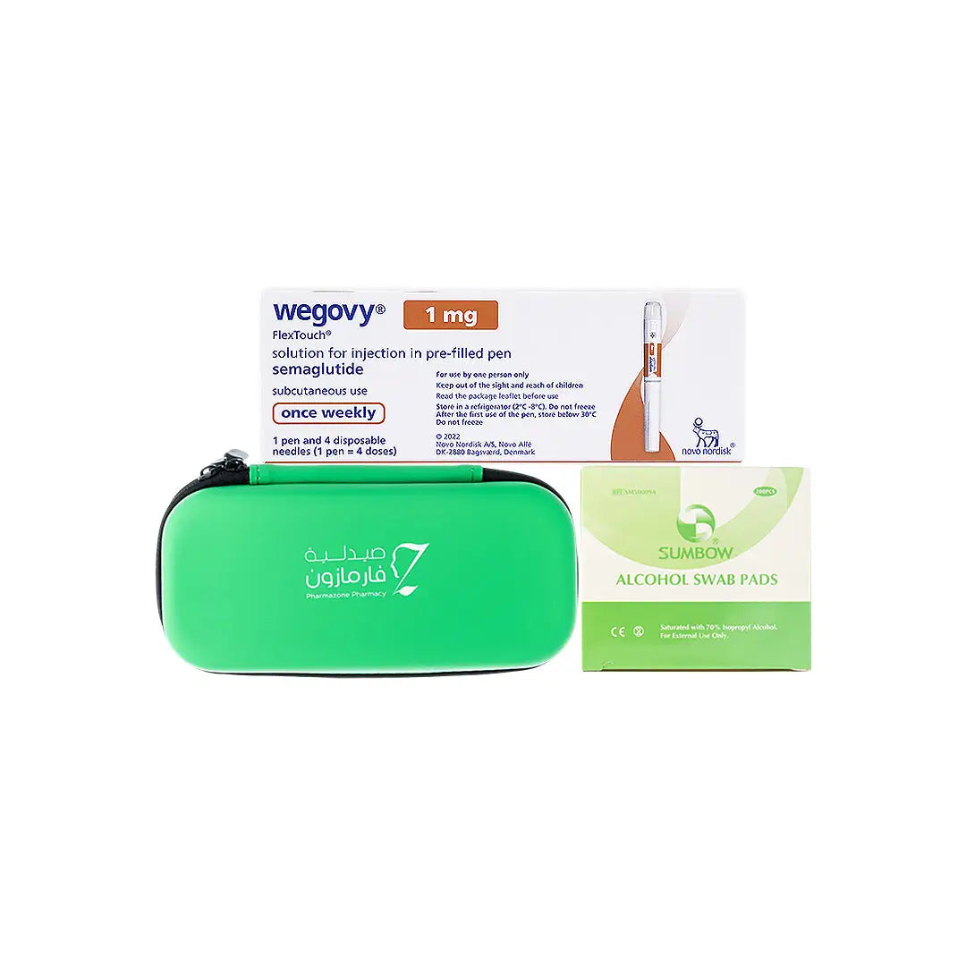 Wegovy 1mg flextouch 1 pen+ Swab + Bag Small