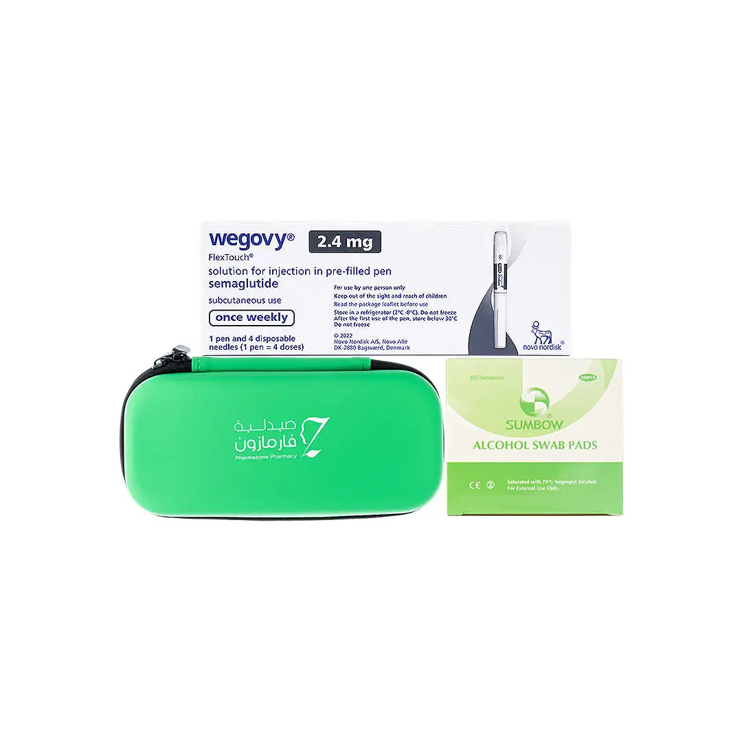 Wegovy 2.4mg flextouch 1 pen+ Swab + Bag Small