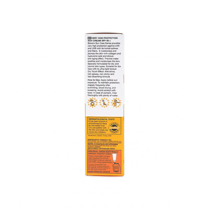 55762-Bioxcin V.H.P Sun Cream Dry/Normal Skin Spf50+50ml-Dry Touch +5