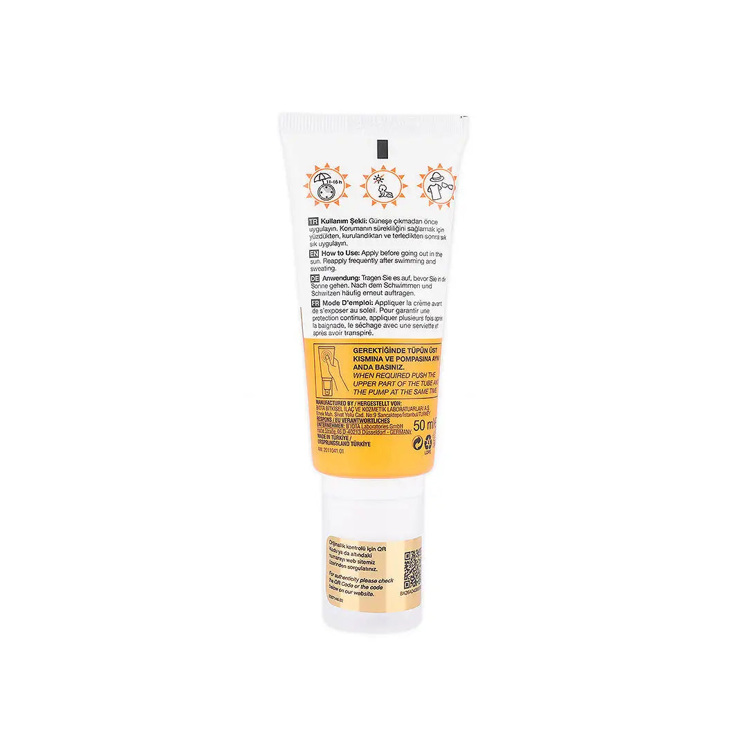 55762-Bioxcin V.H.P Sun Cream Dry/Normal Skin Spf50+50ml-Dry Touch +10