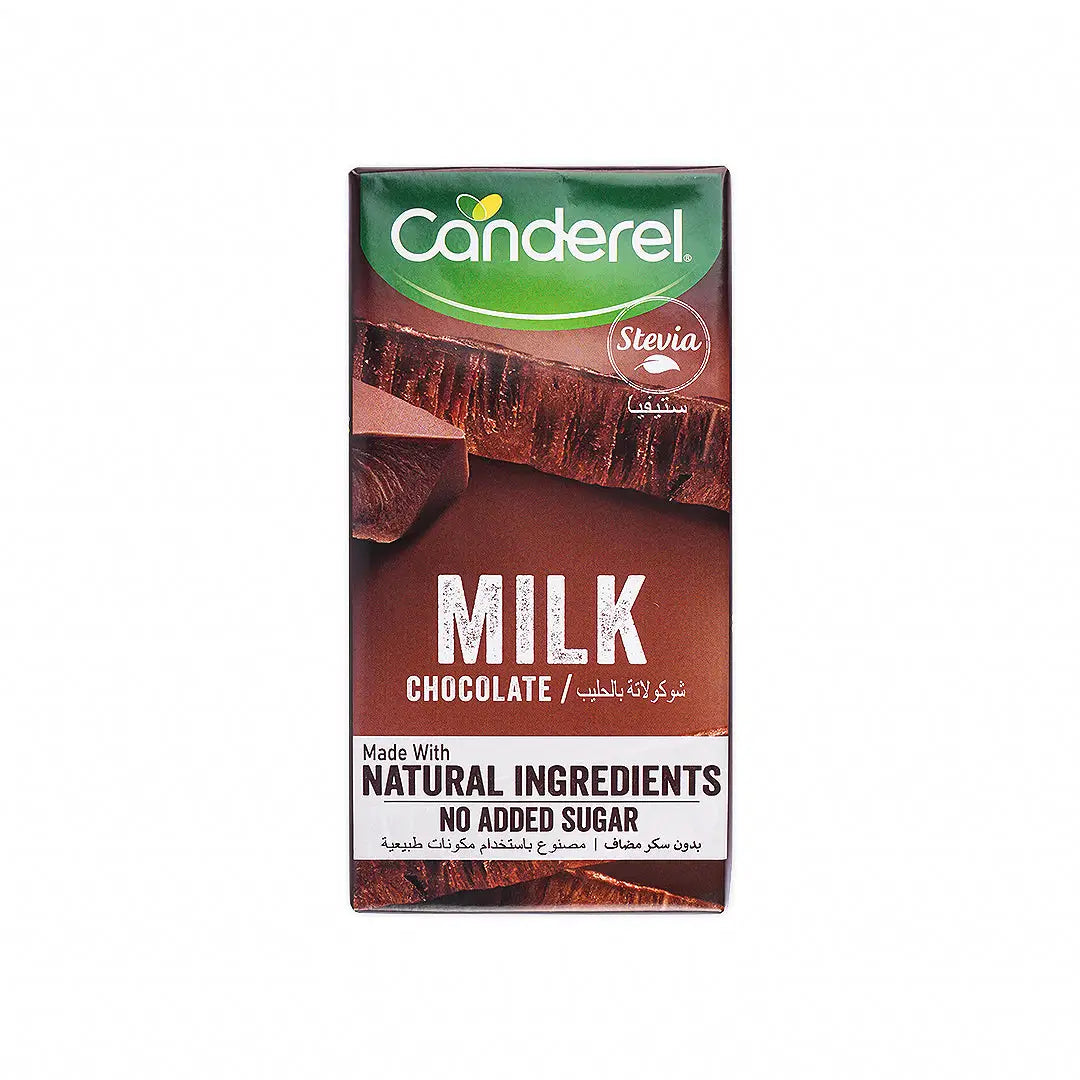 55764-Canderel Milk Chocolate Stevia 75g